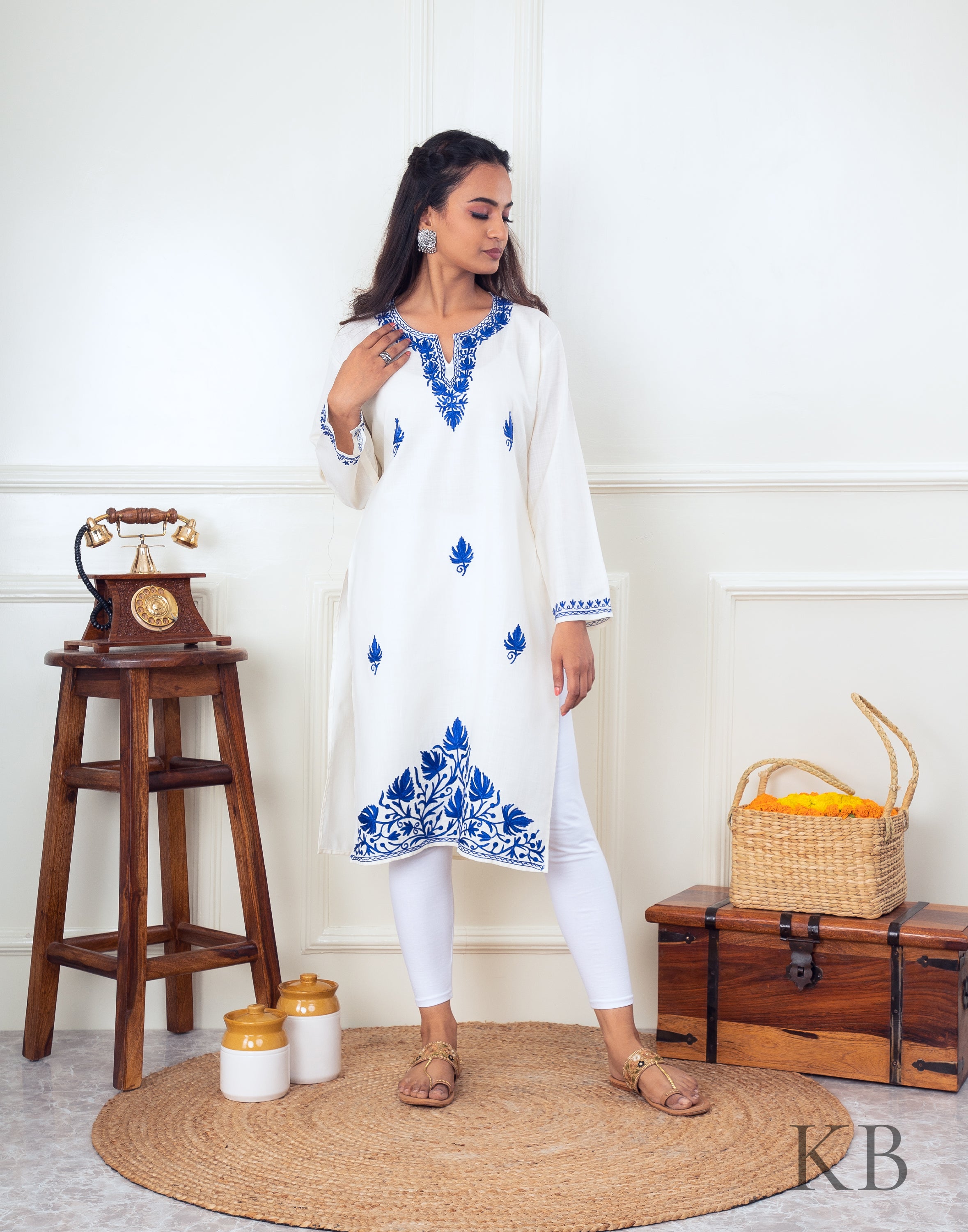 Buy online Riyon Capsul Print With Handwork Embroidery from Kurta Kurtis  for Women by Sumit Textile for ₹1599 at 16% off | 2024 Limeroad.com